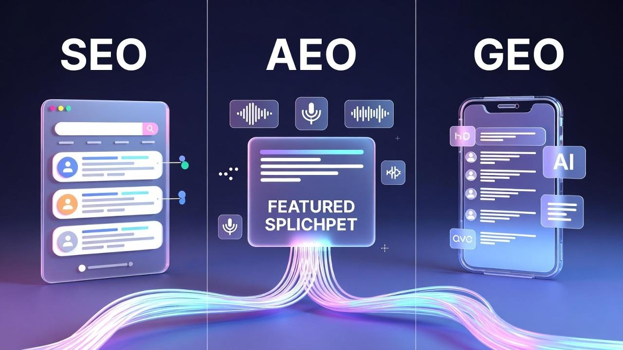 SEO vs AEO vs GEO